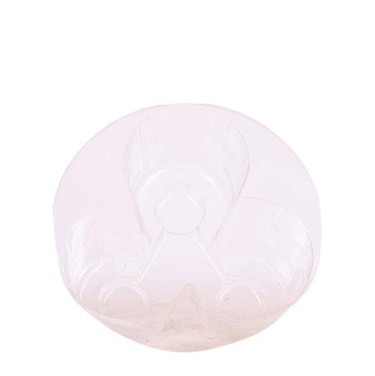 Einlage mit Wasserreservoir für Orchideenschale – Bewässerungssystem für Kolibri-Orchideen – 1x12cm + 2x9cm Töpfe – inkl. WaterWicks – Ø25cm – Ideal für Schilf- und Baumwollkörbe 