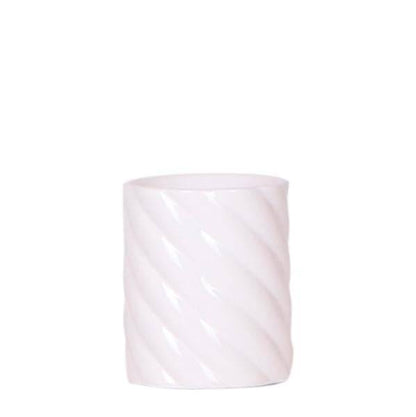Candy Dekotopf - Hoch - Weiß - Ø6cm 