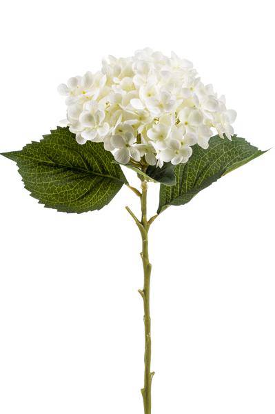 Künstliche Hortensien – Weiß – 52 cm – 8er-Set – Realistische Kunstblumen – Blumenstrauß Deko – Dauerhaft & Pflegeleicht 