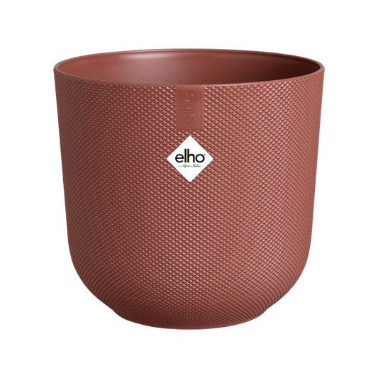 Jazz Pflanztopf Rot – D23 x H21 – Moderner Blumentopf für Innen & Außen – Eleganter runder Pflanzkübel – Dekorativer Übertopf für Zimmer- & Gartenpflanzen 