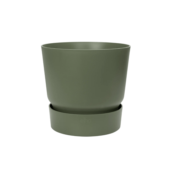 Greenville Pflanztopf Grün – D39 x H37 – Moderner Blumentopf für Innen & Außen – Großes Pflanzgefäß – Eleganter Übertopf für Zimmerpflanzen, Palmen & Gartenpflanzen 